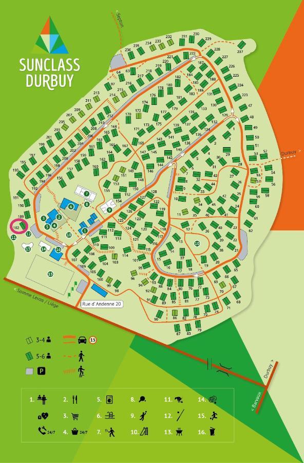 Durbuy Fietsertje - bungalow 102 Buitenkant foto
